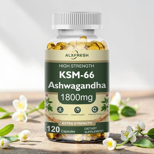 🌿Suplemento de Ashwagandha Natural KSM-66